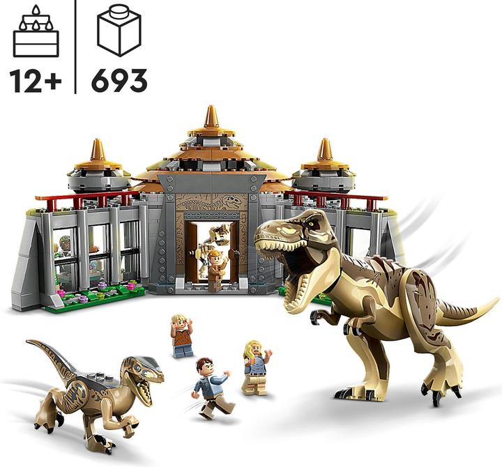 Immagine prodotto LEGO L'attacco del T. rex e del rapace al centro visitatori (76961, LEGO Jurassic World)