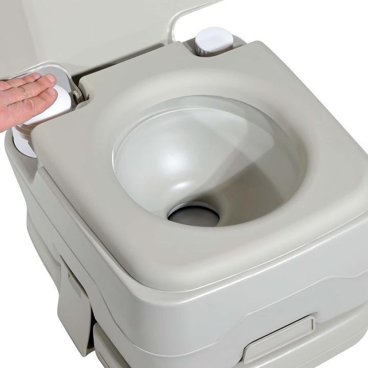 Image du produit Wiltec appareil mobile Toilettes de camping 10l Toilettes de camping Pompe WC Campingklo
