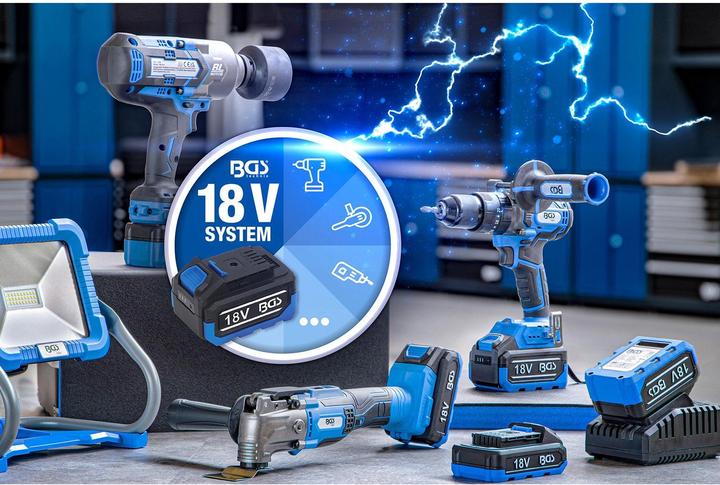 Produktbild BGS Akku-Polier- und Schleifmaschine | bürstenlos | 18 V | ohne Akku