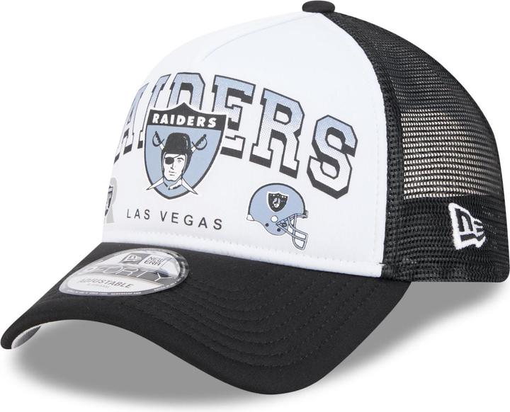 New Era A-Frame Mesh Trucker Cap - RETRO Oakland Raiders