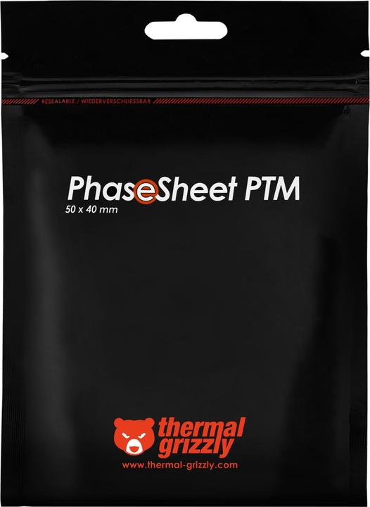 Produktbild Thermal Grizzly PhaseSheet PTM - 50x40mm (0.20 mm)