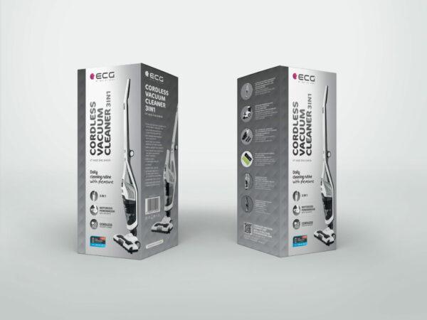 Actual product image ECG VT 4420 3in1 Simon Stick vacuum cleaner, Up to 60 minutes run time per charge