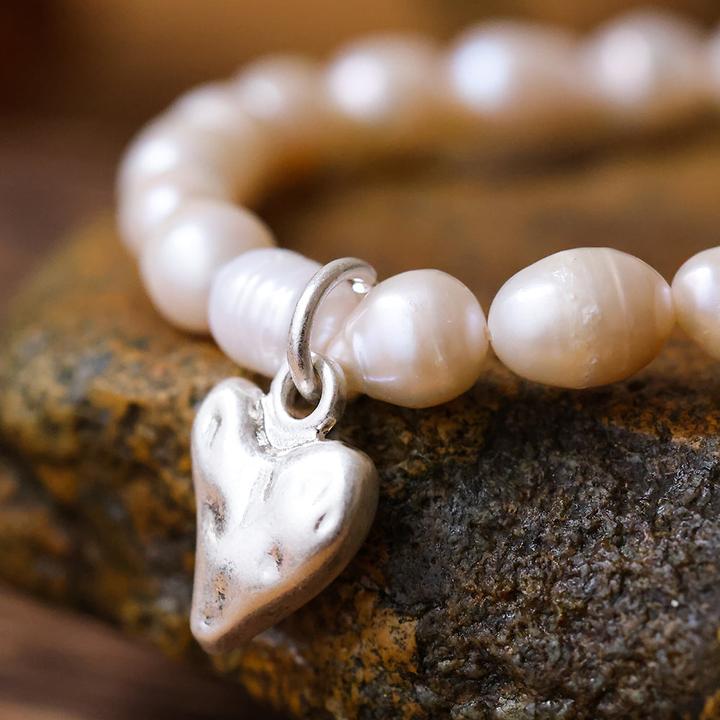 Andreani Armband mit echten Süsswasserperlen (8 cm, Perlen)
