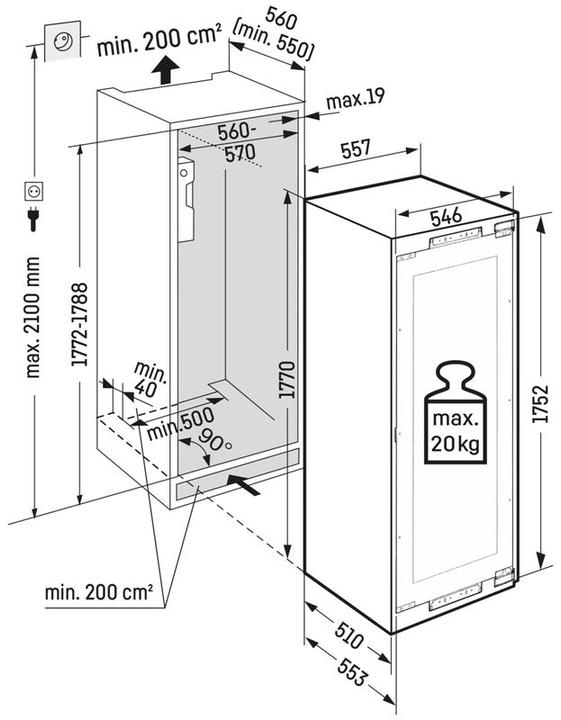 Actual product image Liebherr EWTdf 3553-26