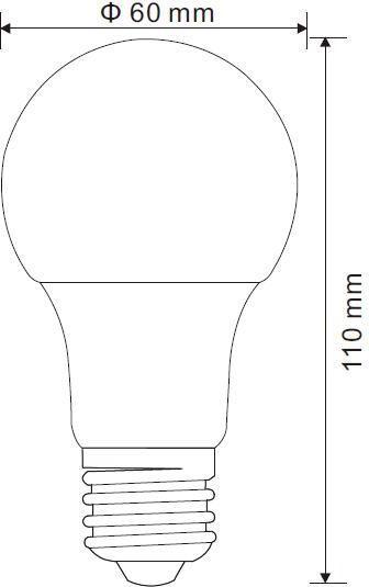 Immagine prodotto Globo Illuminante LED in alluminio 2xE27 LED (E27, 9 W, 810 lm, 2 x, F)