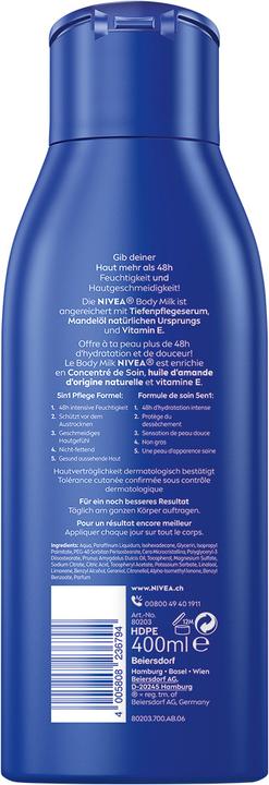 Actual product image NIVEA DUPLIKAT Rich Body Milk (Body milk, Body cream, 400 ml)