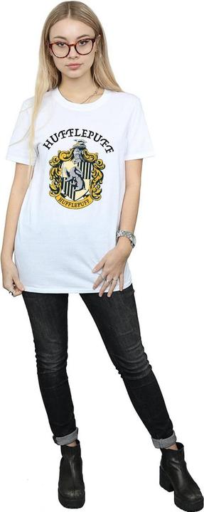 Actual product image Womens/Ladies Hufflepuff Cotton Boyfriend T-Shirt (3XL)