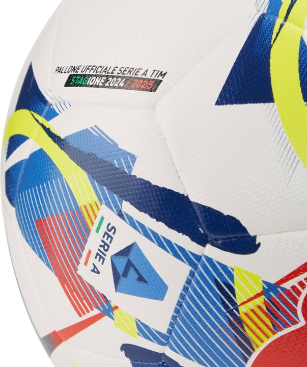 Actual product image Puma Piłka nożna Orbita Serie A Hybrid biało-niebiesko-czerwona 84299 01 5