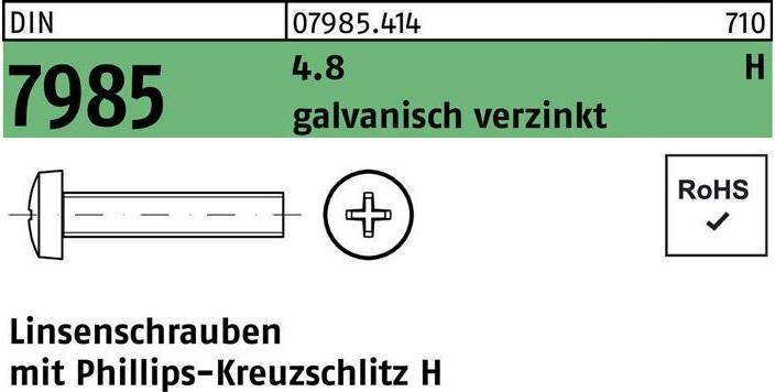 Image du produit DIN 7985/ISO 7045 m.Kreuzschlitz-PH (200 Vis par pièce)