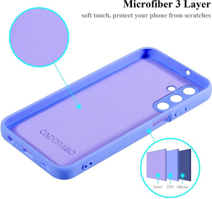 Immagine prodotto Cadorabo Custodia per Samsung Galaxy A15 in TPU con design in silicone a protezione dai liquidi (Samsung Galaxy A15)