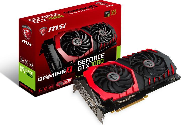 Productafbeelding MSI GeForce GTX 1060 GAMING X (6 GB)