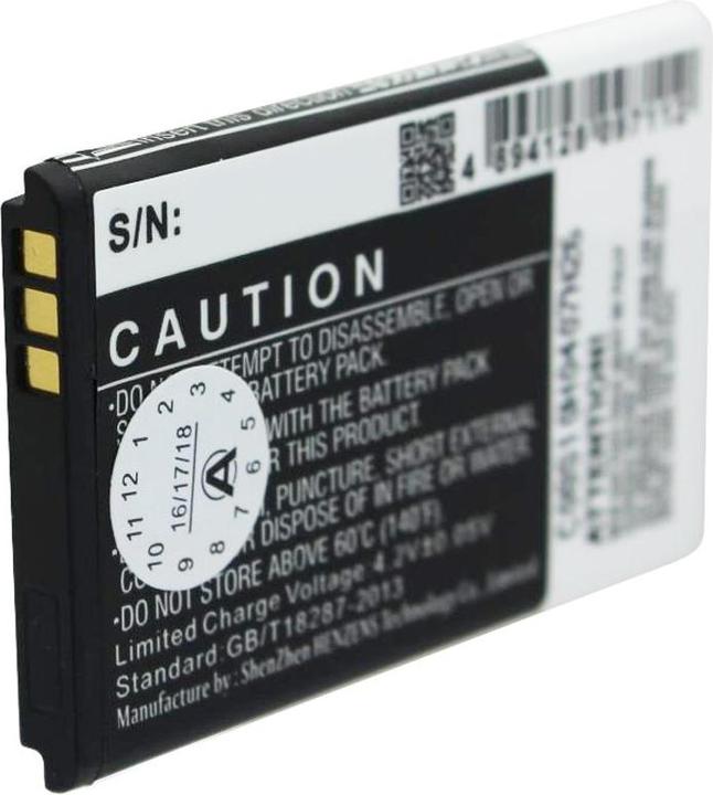 Actual product image AccuCell Akku für Kazam Life B2, Kazam Life C5, KAC5-HELBE0003594