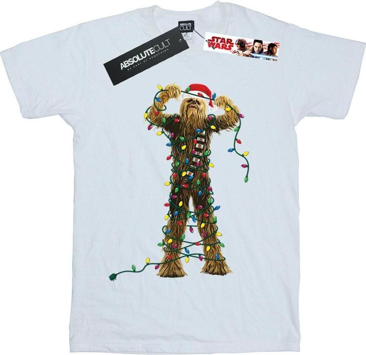 Immagine prodotto Star Wars Chewbacca Christmas Lights Maglietta Ragazzi (116)