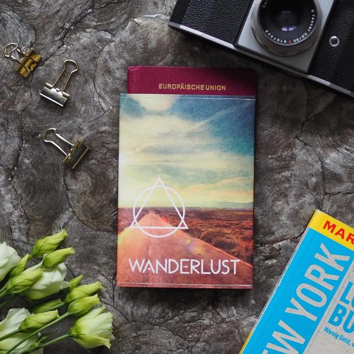 Actual product image Paprcuts RFID passport cover Wanderlust (Additional padding)