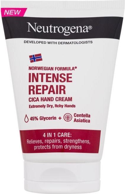 Energie-Label Neutrogena Norwegian Formula Intense Repair Cica Handcreme zur Beruhigung sehr trockener und juckender Haut (50 ml)