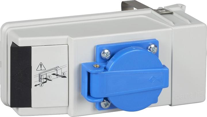 Immagine prodotto Schneider Electric SE KBC16DCP2 Adattatore di presa, 16A, presa Schuko L+N+PE