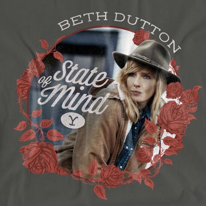 Immagine prodotto Yellowstone State Maglietta Beth Dutton Adulto Unisex (S)