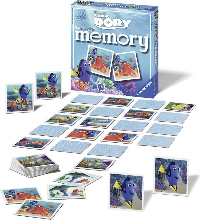 Actual product image Ravensburger Finding Dory memory (German, French)