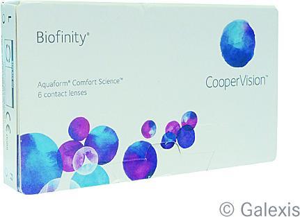 Image du produit Biofinity Monatslinsen (6 pièce(s), Lentille mensuelle, Sphérique)