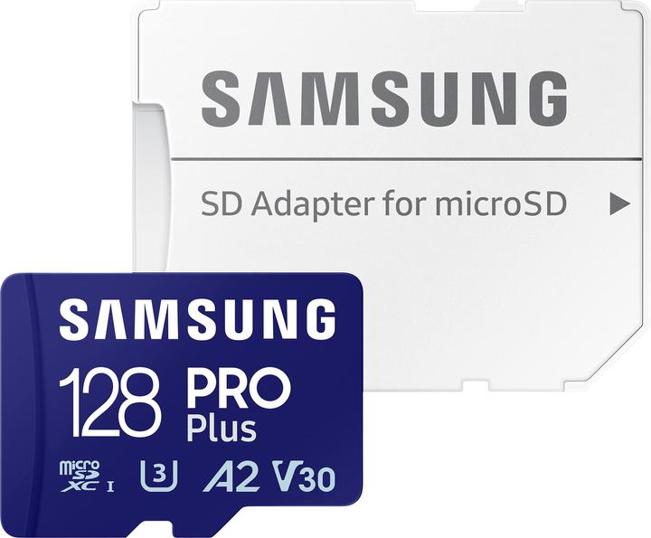 Immagine prodotto Samsung PRO Plus (128 GB, microSDXC, U3, UHS-I)