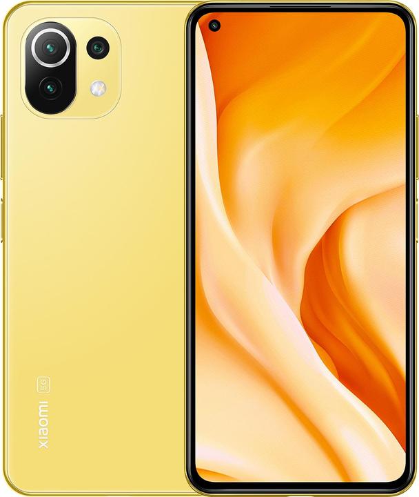 Actual product image Xiaomi Mi 11 Lite 5G (128 GB, Citrus Yellow, 6.55", Dual SIM, 64 Mpx, 5G)