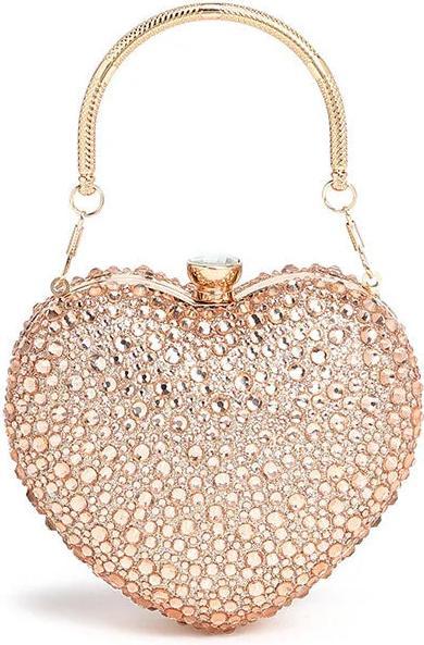 Produktbild Only-Bags.Store Luxus Diamant Inlay Herzform Kristall Handtasche Steine Umhängetasche