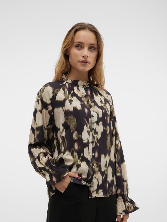 Produktbild Vero Moda Vmcelina L/S Frill Shirt Wvn Exp Hemd (S)