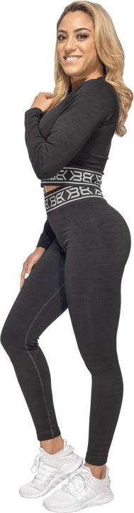 Image du produit Better Bodies Leggings Rib Seamless Noir Mélange (XS)