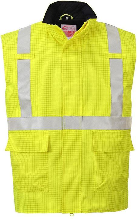 Produktbild Portwest Mens Hi-Vis Bizflame Rain Anti-Static Gilet (S)