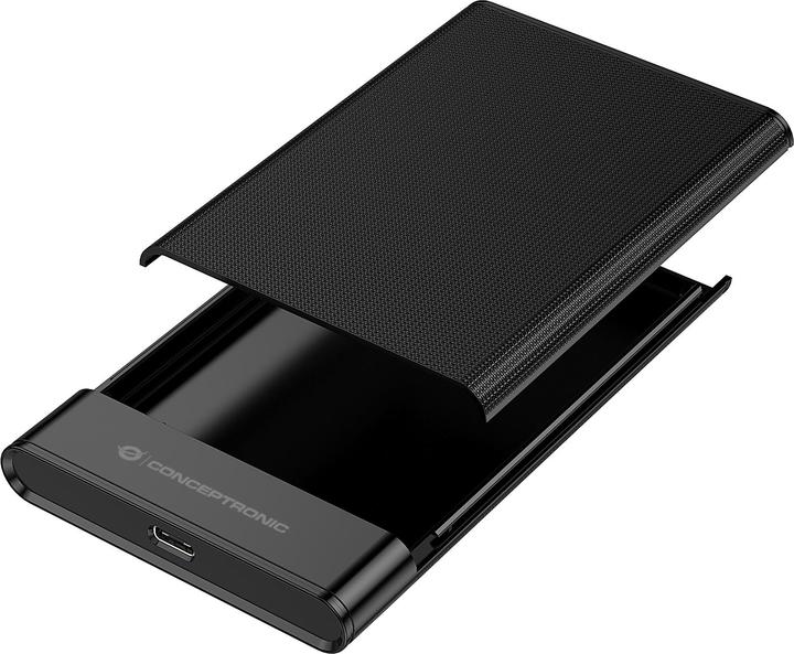 Actual product image Conceptronic HDD enclosure 2.5" SATA I-III HDD/SSD USB-A &-C (2.5")