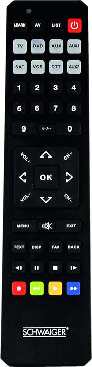 Image du produit Schwaiger UFB4801 031 (Télécommande universelle, Infrarouge)