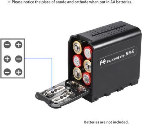Actual product image Falcon Eyes Battery pack BB-06 (1 pcs.)