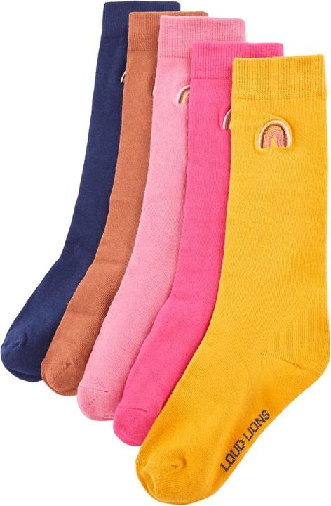 Produktbild VidaXL Kindersocken 5 Paar EU 30-34,Material: 78 % Baumwolle. 20 (5er Pack, 30 - 34)