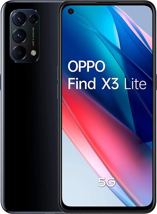 Produktbild OPPO Find X3 Lite (128 GB, Starry Black, 6.40", Dual SIM, 65 Mpx, 5G)