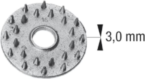 Actual product image Geka Wood connector C11- 65 galvanised on one side ( disc dowel ) (50 pcs.)