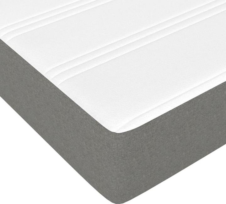 Produktbild VidaXL Taschenfederkernmatratze für Kinder Dunkelgrau 80 x 160 cm Stoff (80 x 160 cm, Federkern)