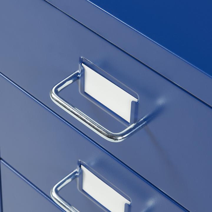 Produktbild En.Casa Rollcontainer Kökar mit 5 Schubladen 69x28x41 cm Blau (69 x 28 x 41 cm)