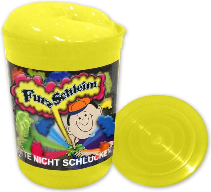 Actual product image Fun trading Fart Slime Yellow