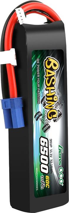 Immagine prodotto Gens Ace Modello di batteria (LiPo) 11.1 V 6500 mAh Numero di celle: 3 60 C Softcase EC5 (11.10 V, 6500 mAh)