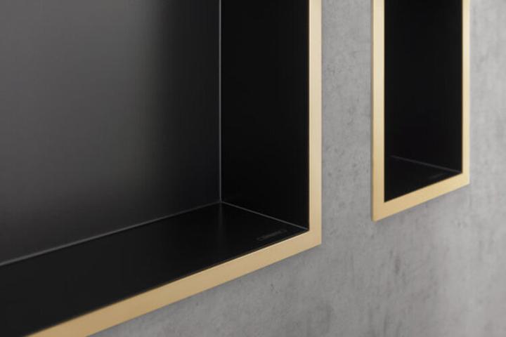 Actual product image hansgrohe HG wall niche XtraStoris Individual ma-sw 300x300x100mm design frame pol. go