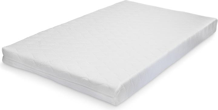 Actual product image En.Casa Metal bed Vårdö with mattress 180x200 cm black (180 x 200 cm)