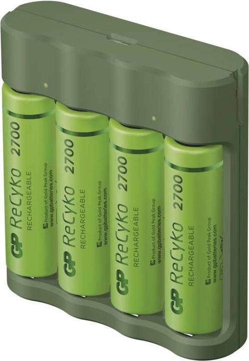 Produktbild GP Batteries Standard Series B52427U battery charger Household battery DC (5 Stk., AA, AAA, 2700 mAh, Ladegerät inkl. Akku)