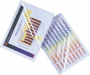 Actual product image GBC HiClear cover film PVC A4