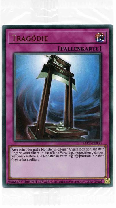Image du produit Yu-Gi-Oh Tragédie - LART-DE030 - Ultra Rare - Sealed (Anglais, Allemand, Pack de boosters)