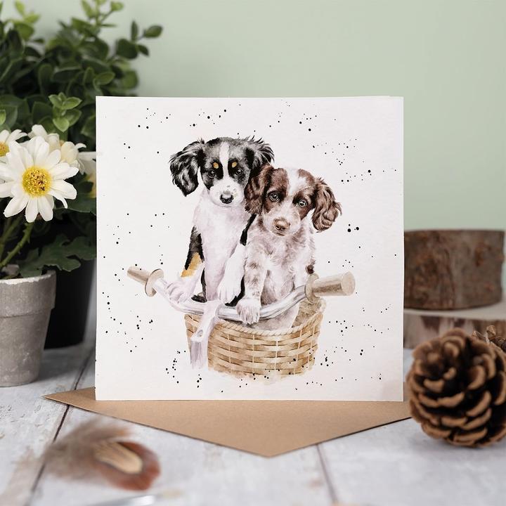 Image du produit Wrendale Design Carte Chiens Patte et pédale (1 pcs)