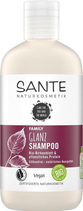 Produktbild Sante Family Glanz Shampoo Bio-Birkenblatt & pflanzliches Protein (250 ml, Flüssiges Shampoo)