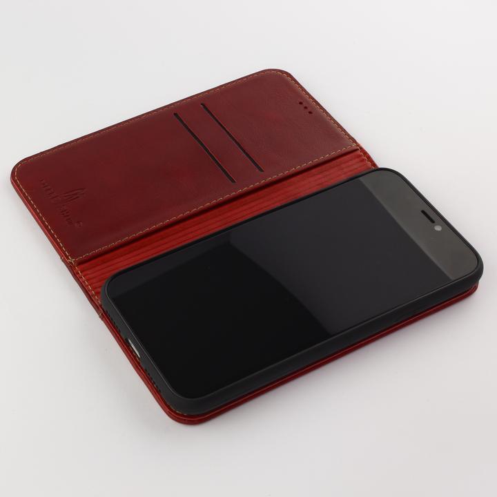 Image du produit Fierre Shann Fourre Flip cuir véritable (Realme 12 Pro+, Apple iPhone 12)