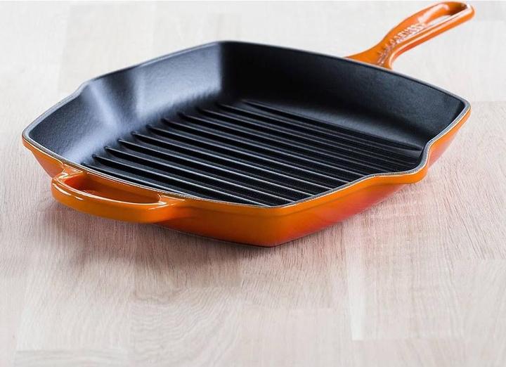 Image du produit Le Creuset Signature (26 cm, Poêle à grillades, Fonte)