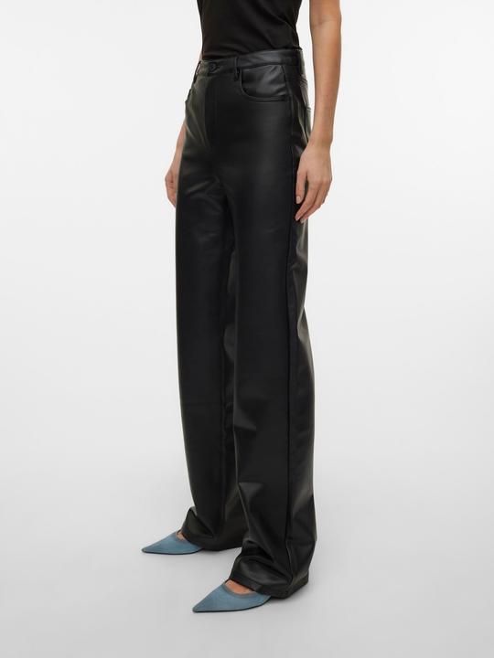 Produktbild Vero Moda VMTESSA Hohe Taille Hose Hose in Lederoptik (W30/L30)