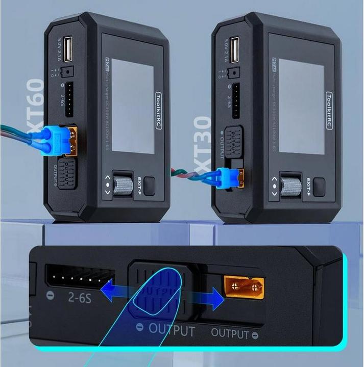 Image du produit Toolkitrc Ladegerät M7AC AC/DC 100W 1-6S